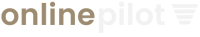 Logo onlinepilot negativ