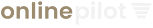 Logo onlinepilot negativ